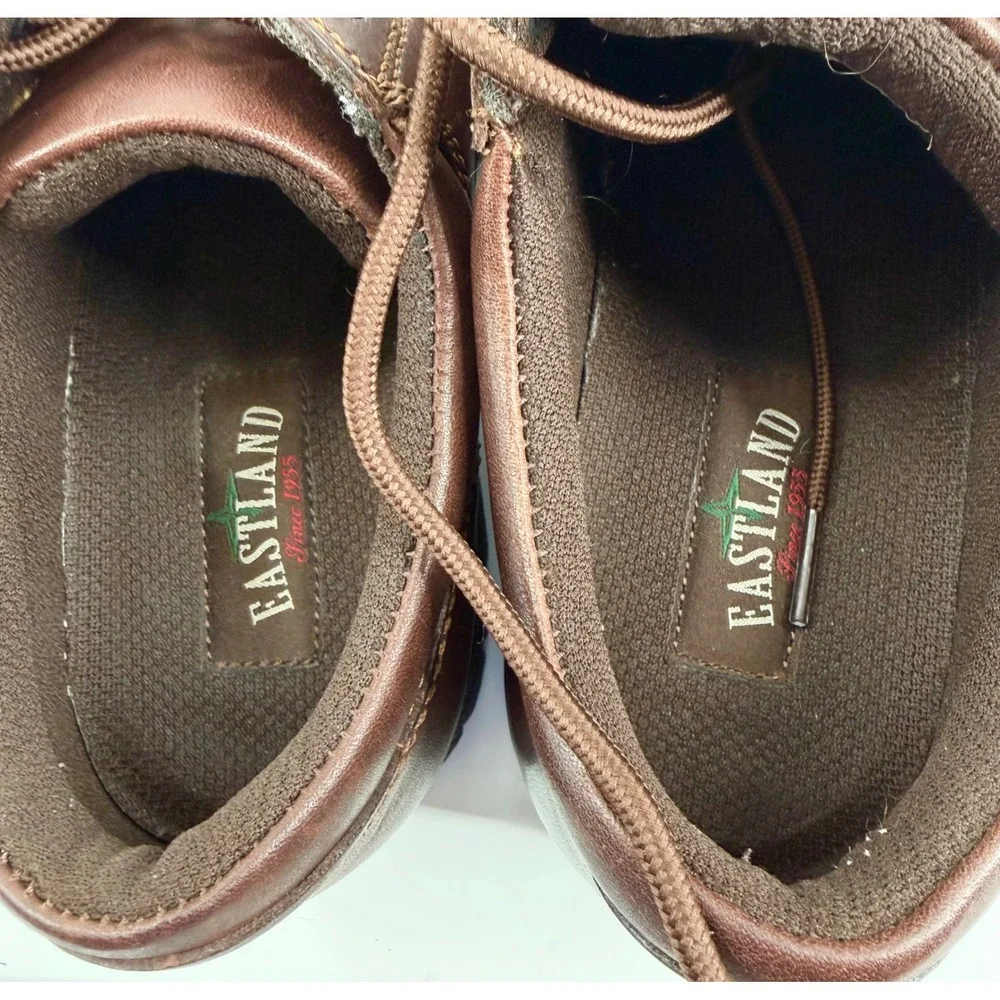 Eastland Plainview Men's Brown Leather Oxford Comfort Shoes Size 8.5 Wide W